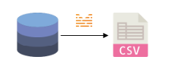 database table to csv