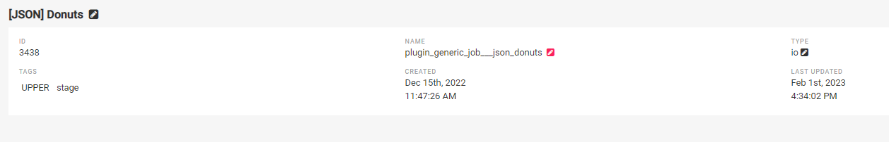 JSON Zuar Runner Job