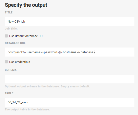 CSV to Postgres