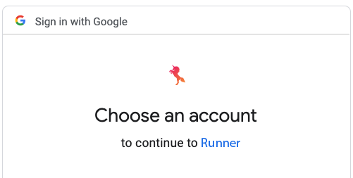 Authorize Google account